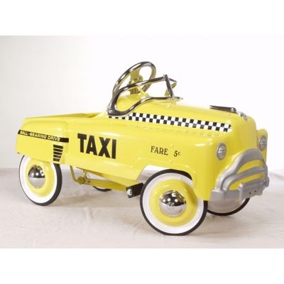 taxi comet sedan pedal car ride on